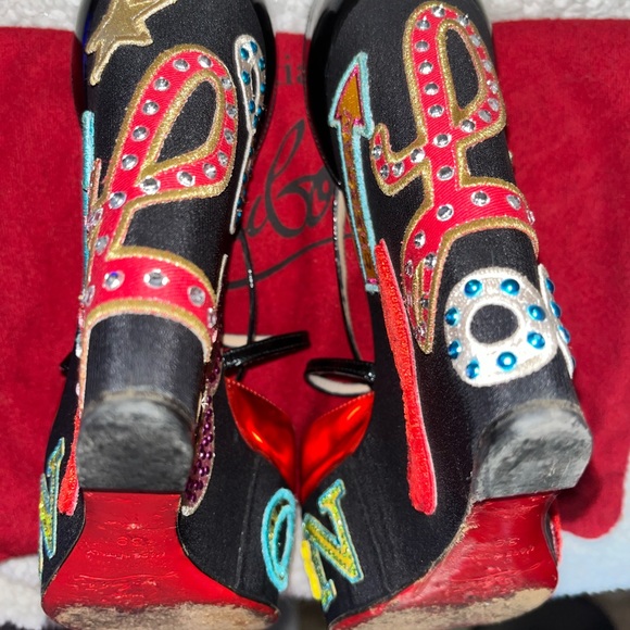 Authentic Christian Louboutin 39 Wedge - Picture 6 of 8